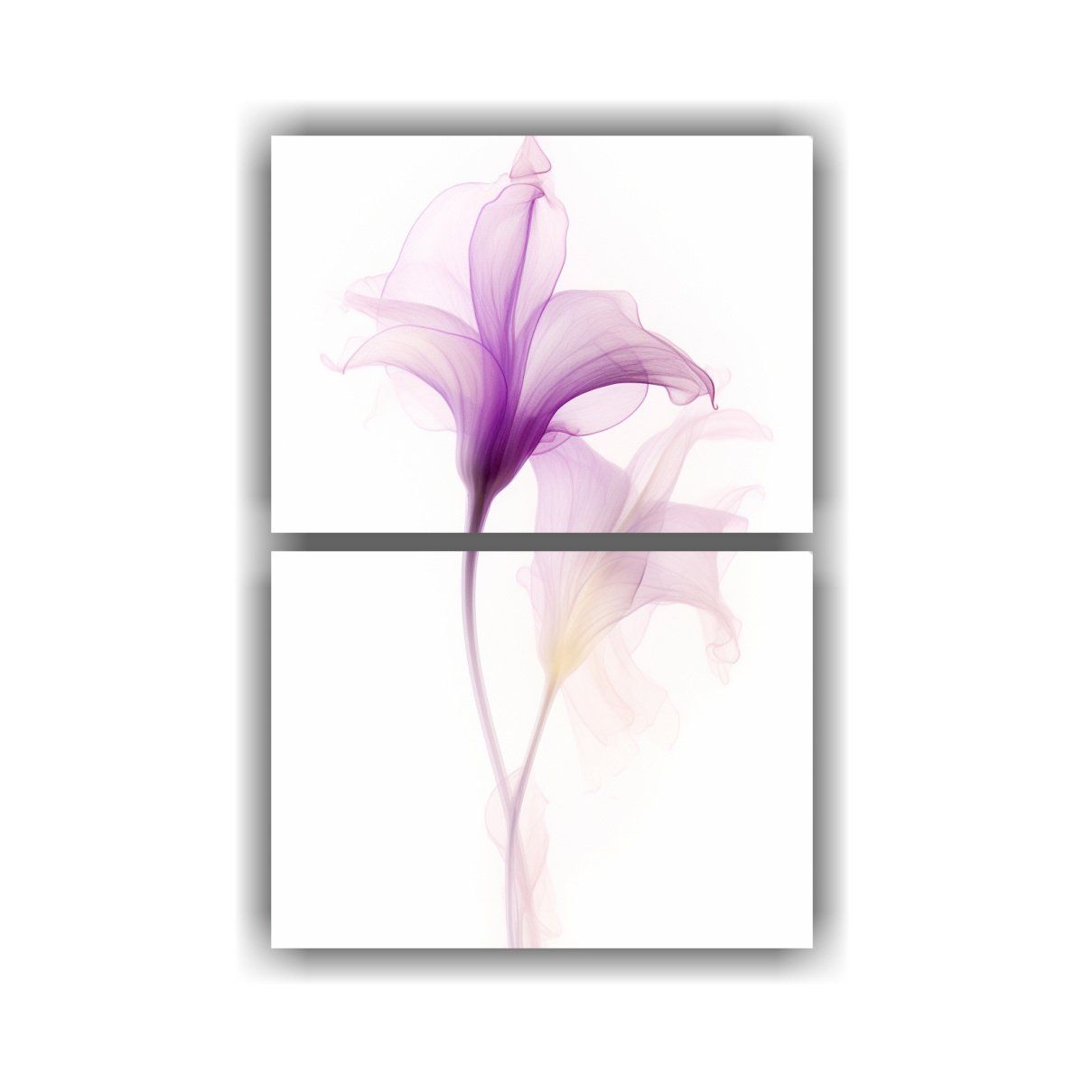 GENERICO - Pinturas Decorativas Abstractas De Lirios Rosa En 60x80 Cm