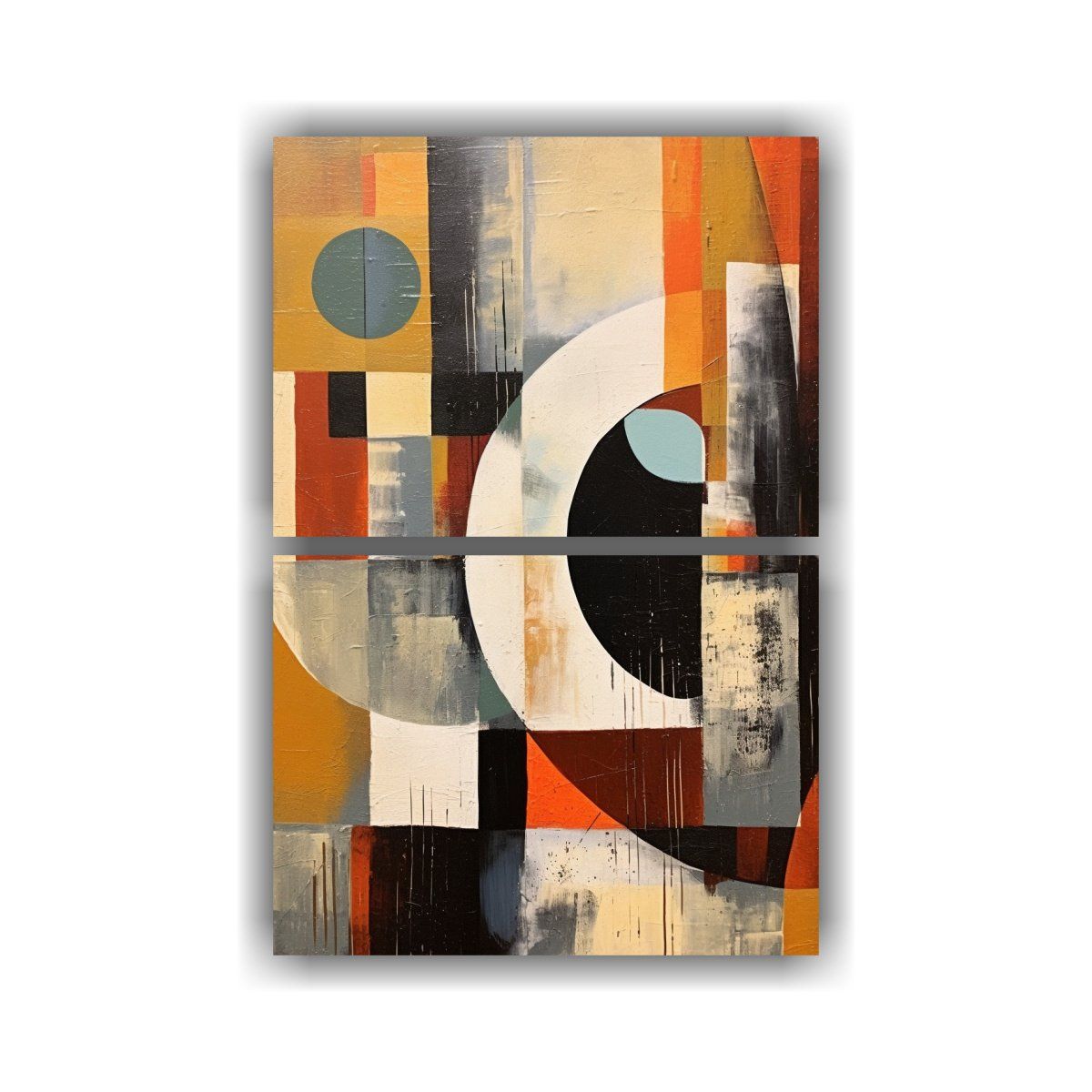 GENERICO - Cuadros Decorativos Abstractos De La Mediados Del 50x80 Cm