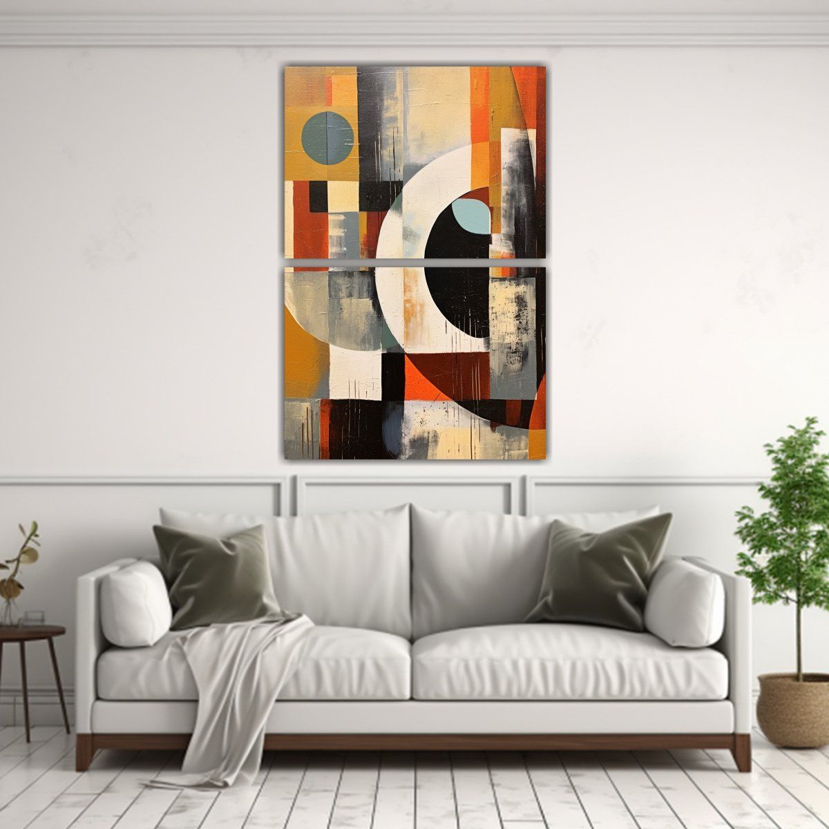 GENERICO - Cuadros Decorativos Abstractos De La Mediados Del 50x80 Cm