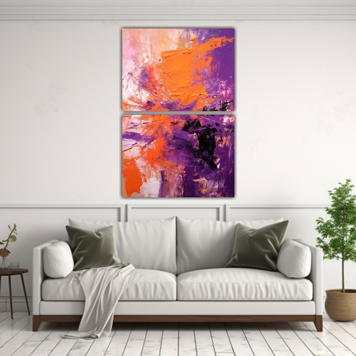GENERICO - Pintura Abstracta Moderna En Estilo De Luz De 65x100 Cm