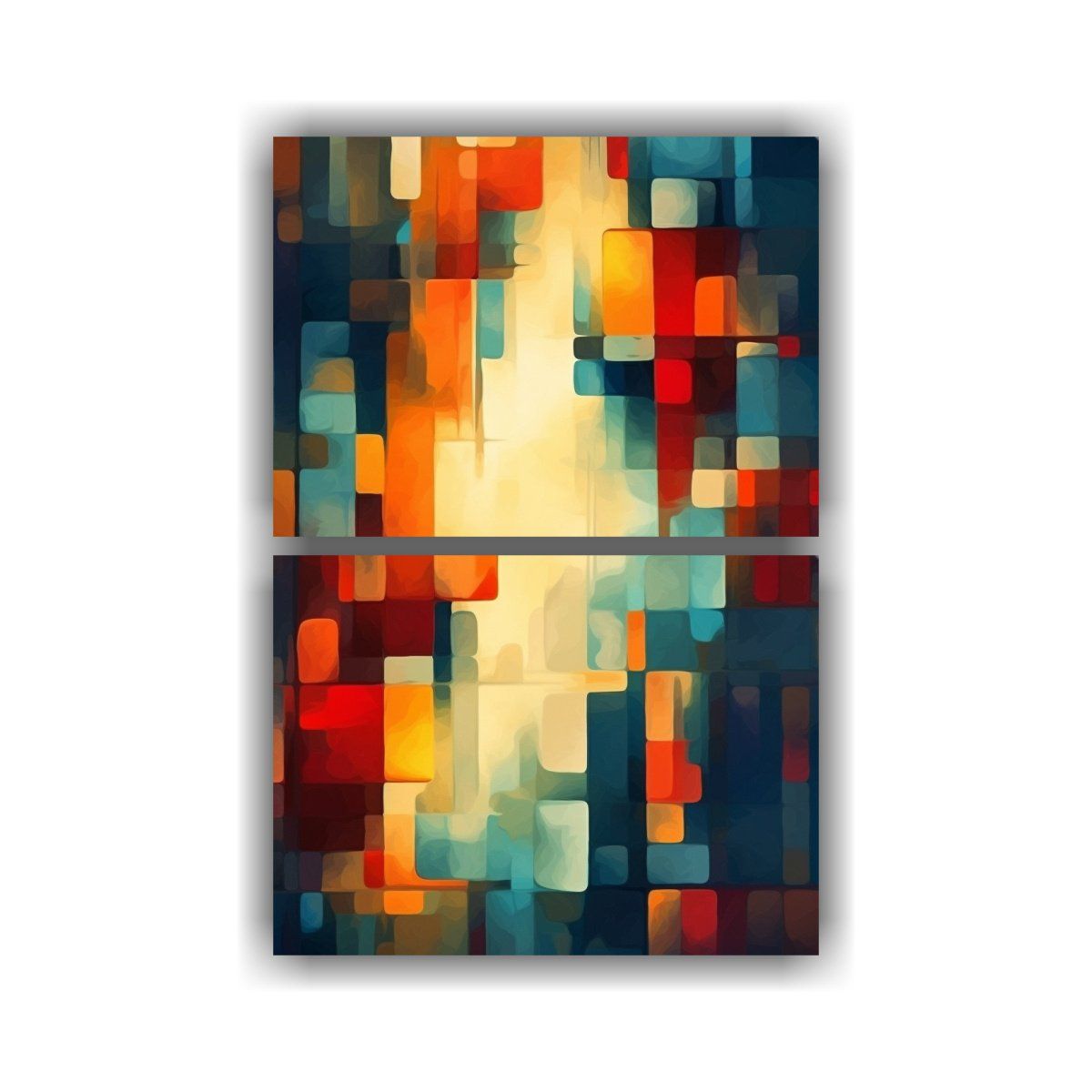 GENERICO - Cuadros Vintage Obra Maestra Arte Abstracto 75x100 Cm