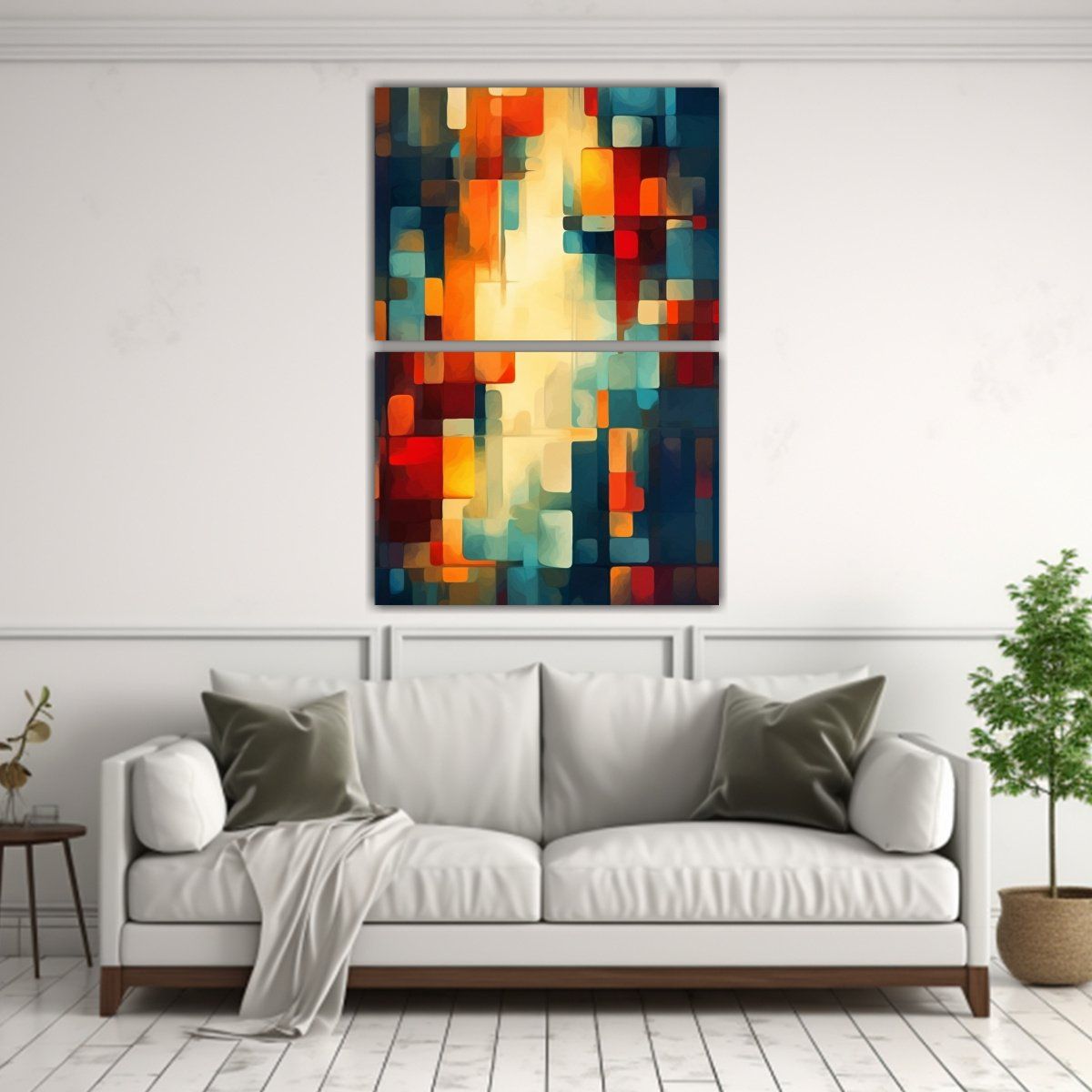 GENERICO - Cuadros Vintage Obra Maestra Arte Abstracto 75x100 Cm