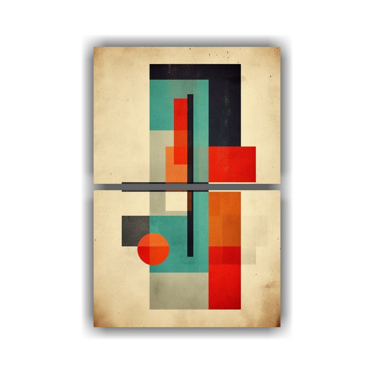 GENERICO - Diseño De Pintura Decorativa Estilo Galería 120x160 Cm