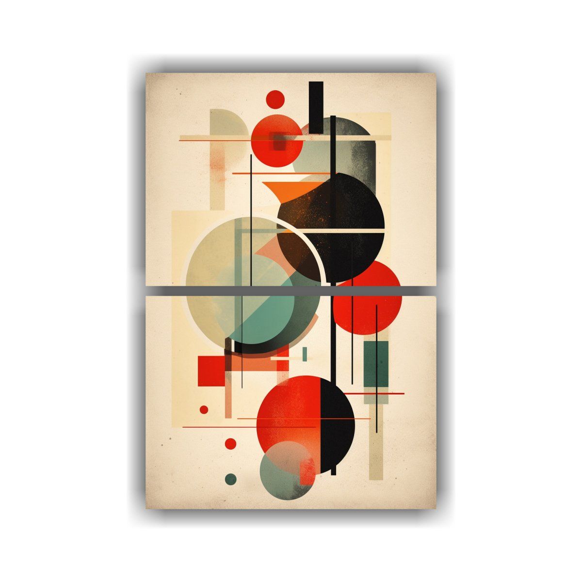 GENERICO - Set 2 Arte De Pared Moderno Poder UK Arte Con 75x100 Cm