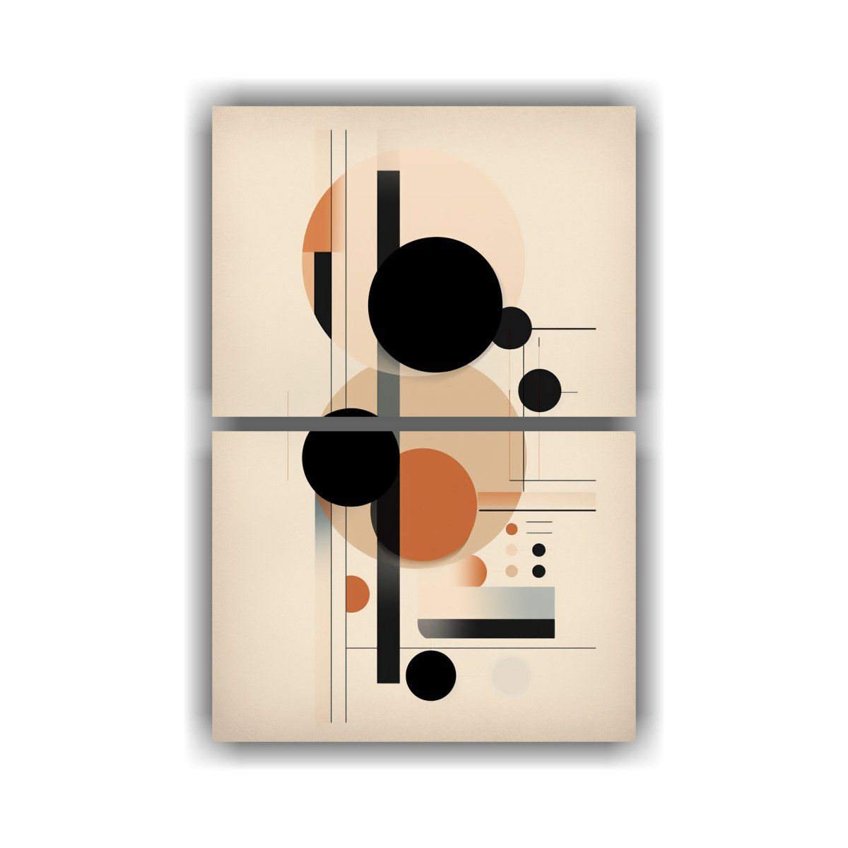 GENERICO - Cuadro Abstracto De Arte Callejero En Lienzo De 120x160 Cm