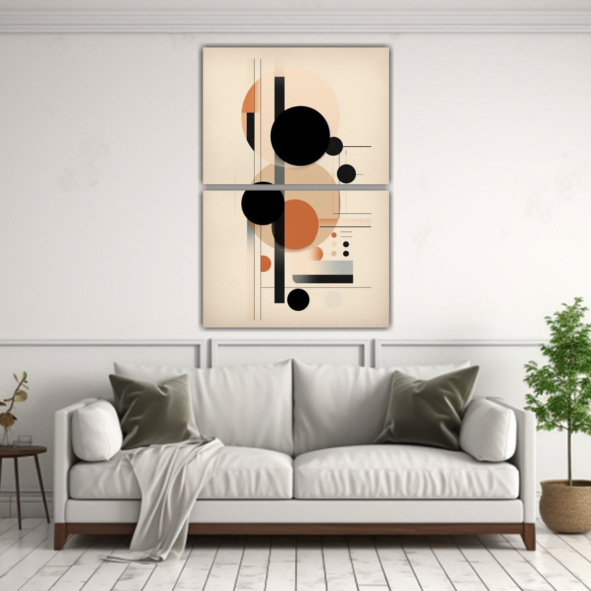 GENERICO - Cuadro Abstracto De Arte Callejero En Lienzo De 120x160 Cm