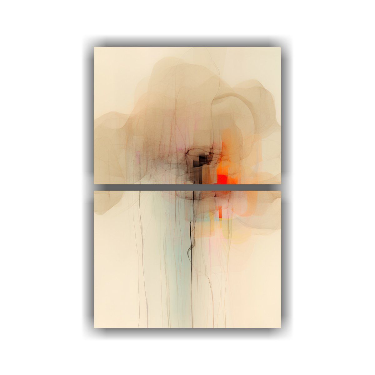 GENERICO - Conjunto De Pinturas Modernas Para Interiores 75x100 Cm