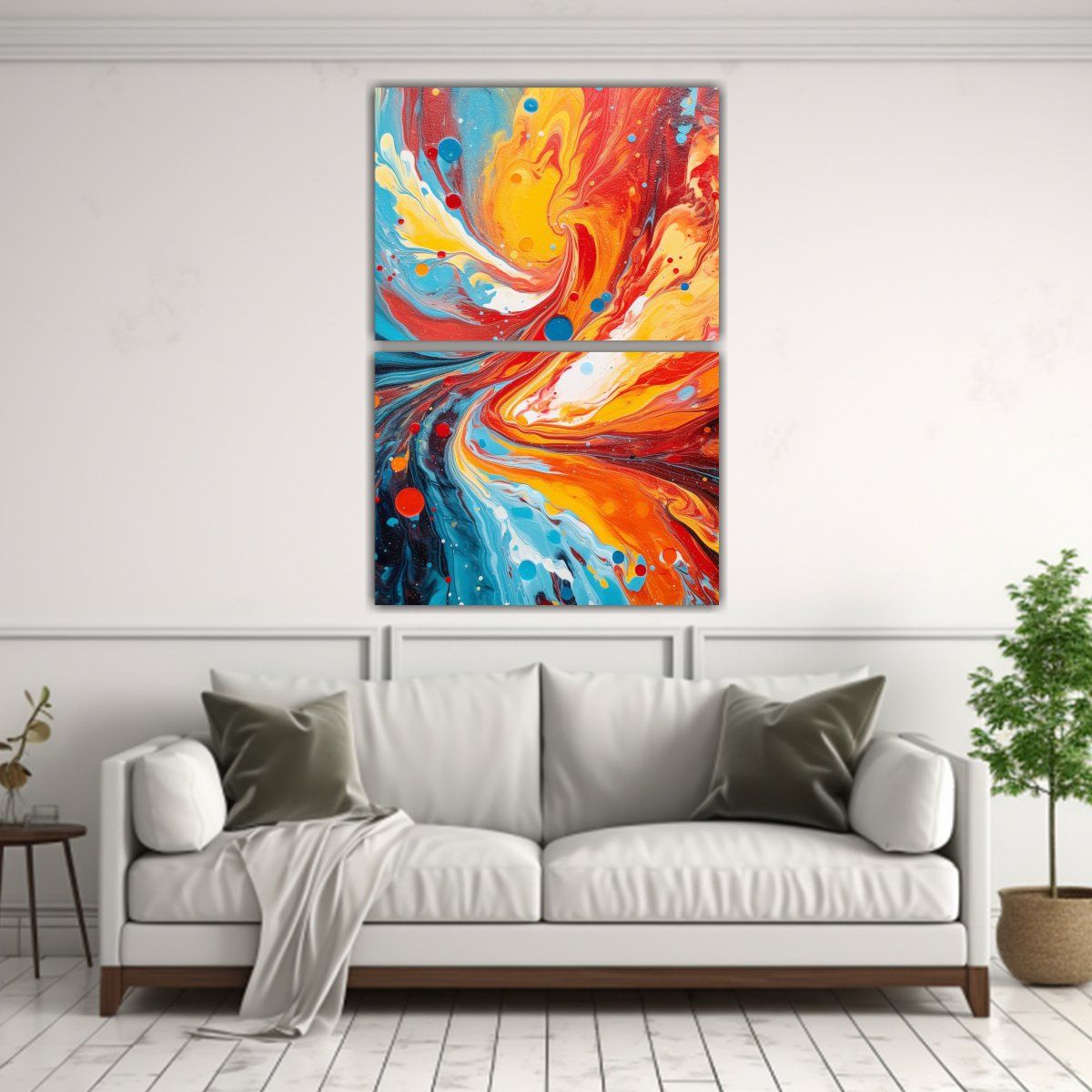 GENERICO - Pinturas Decorativas Innovadoras Con Finas 50x80 Cm