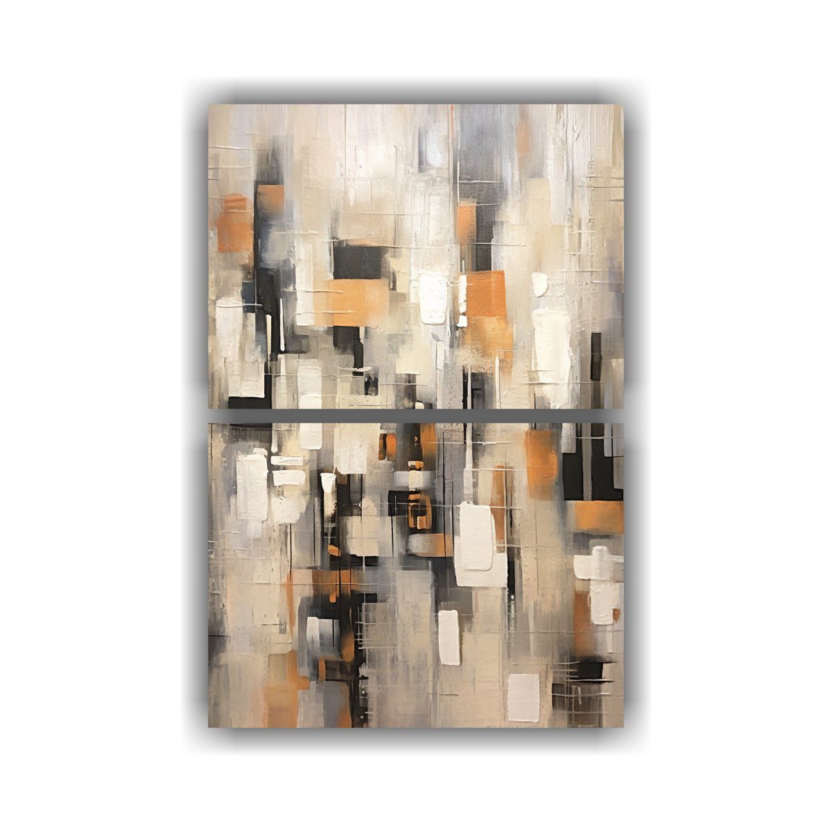 GENERICO - Pintura Acuarela Abstracta Gama De Colores 75x100 Cm