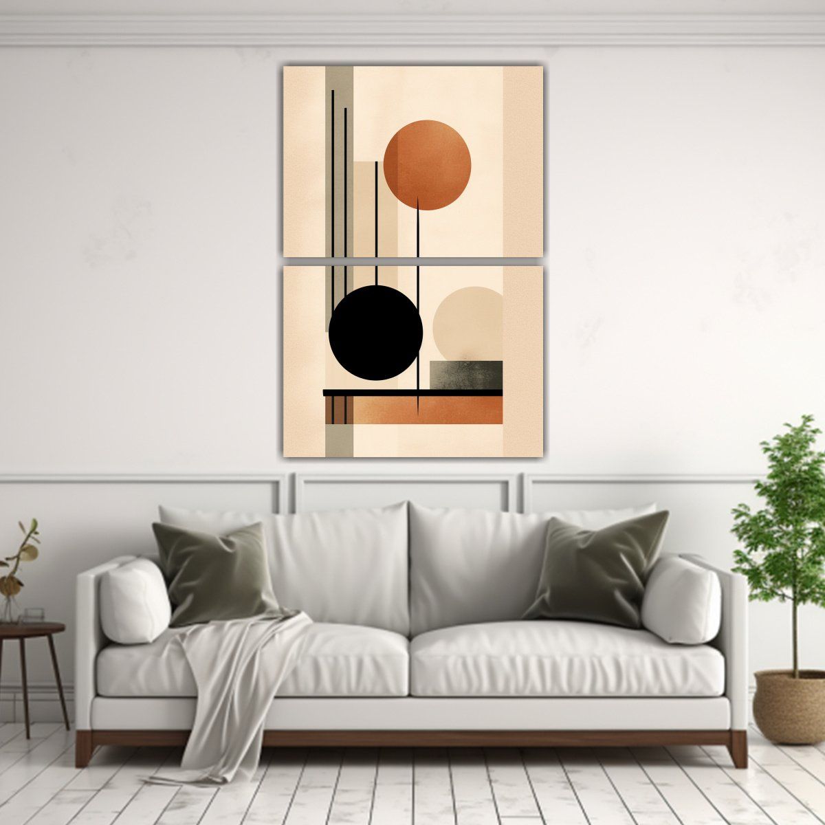 GENERICO - Artes De Pared Finas Líneas Minimalismo M 60x80 Cm