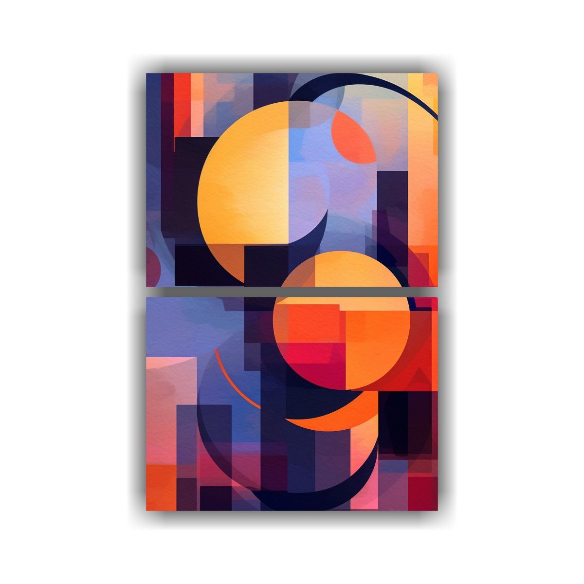 GENERICO - Pinturas Decorativas De Paisaje Abstracto Al 120x160 Cm