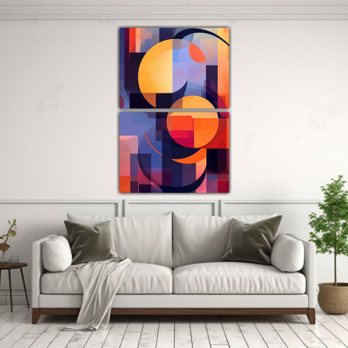 GENERICO - Pinturas Decorativas De Paisaje Abstracto Al 120x160 Cm