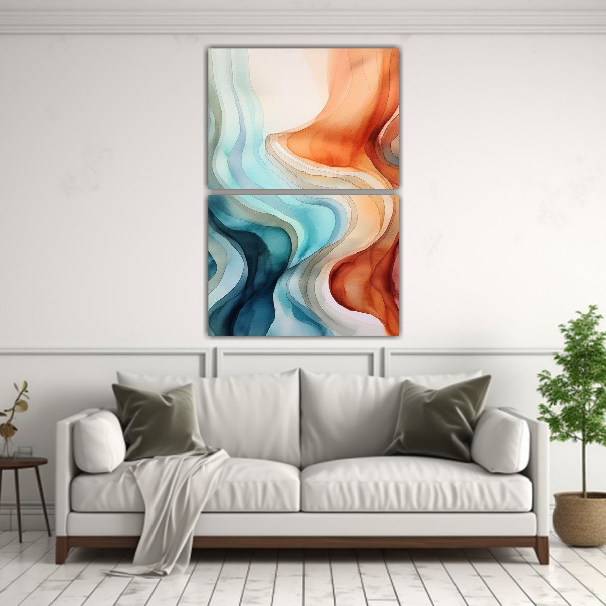 GENERICO - Conjunto De Cuadros Vintage Clásico Id1003718 60x80 Cm