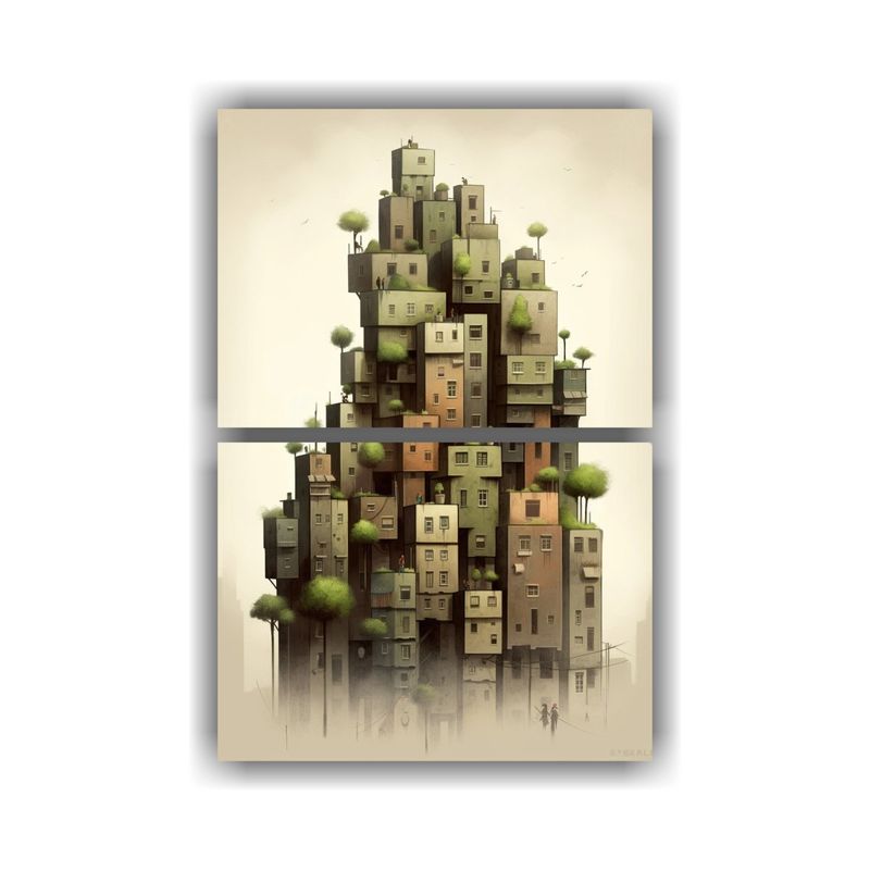 GENERICO - Artes De Pared Moderno Inspiradoras Por Jon 65x100 Cm