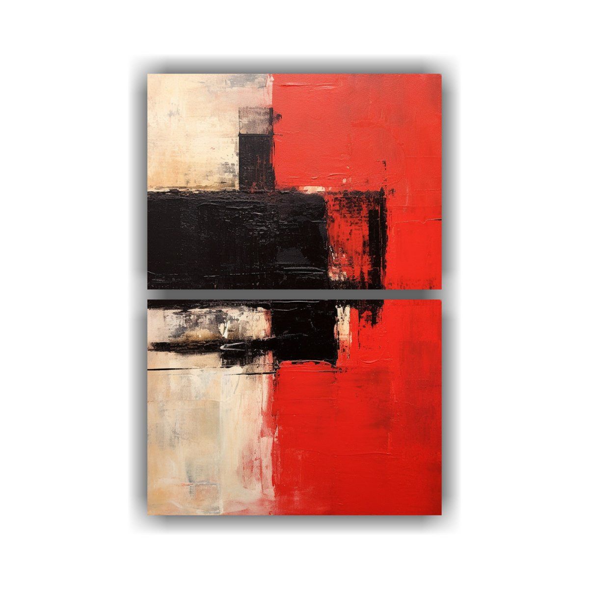 GENERICO - Set 2 Telas En Bastidor De Decoración 60x80 Cm