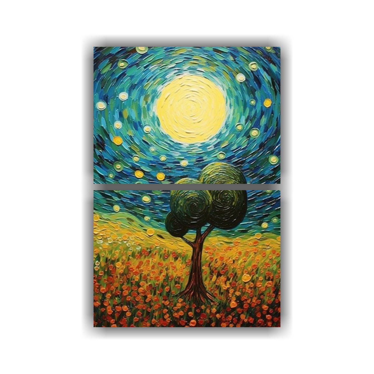 GENERICO - Pinturas De Arte De Pared Inspiración Para 50x80 Cm