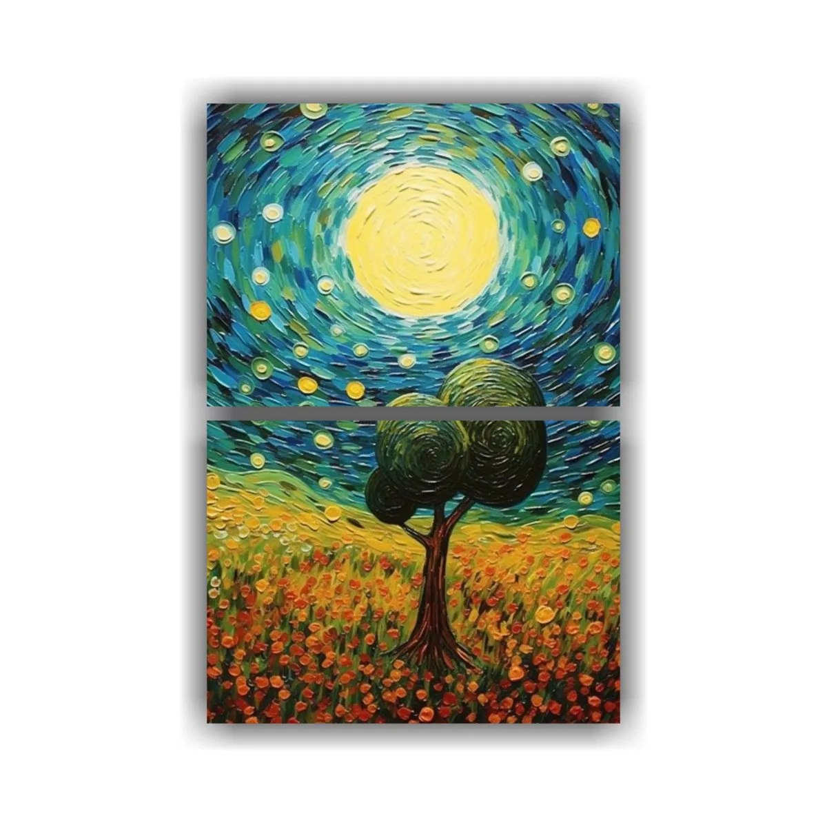 GENERICO - Pinturas De Arte De Pared Inspiración Para 50x80 Cm