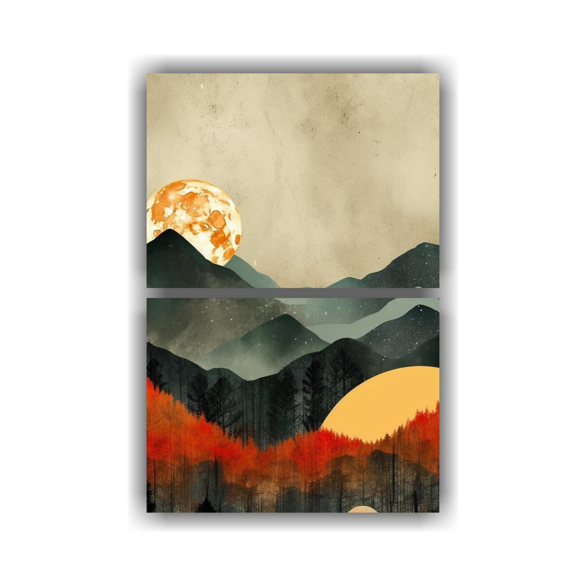 GENERICO - Pinturas Decorativas Misteriosas Paisaje 75x100 Cm