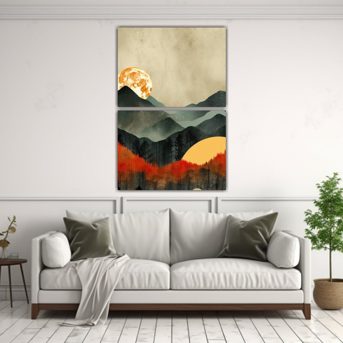 GENERICO - Pinturas Decorativas Misteriosas Paisaje 75x100 Cm