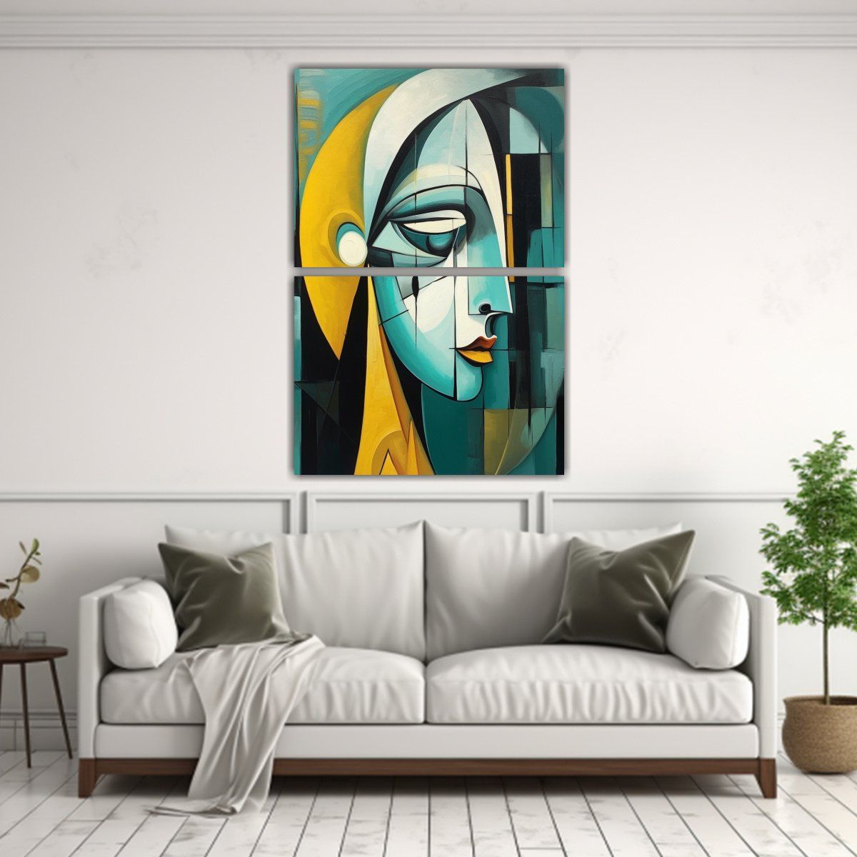 GENERICO - Pintura Clásica De Díptico Espectacular Que Me 65x100 Cm