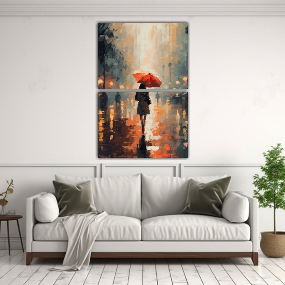 GENERICO - Dos Artes De Pared Conceptual Poder Cinematic 120x160 Cm