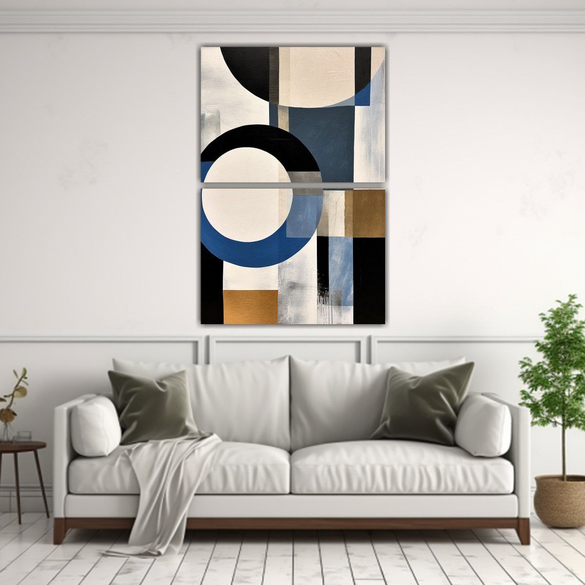 GENERICO - Conjunto 2 Telas En Bastidor Temática RAE JONES 75x100 Cm