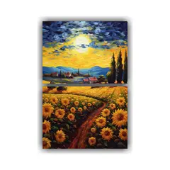 GENERICO - Pinturas Decorativas En Bastidor Abstracción 120x160 Cm