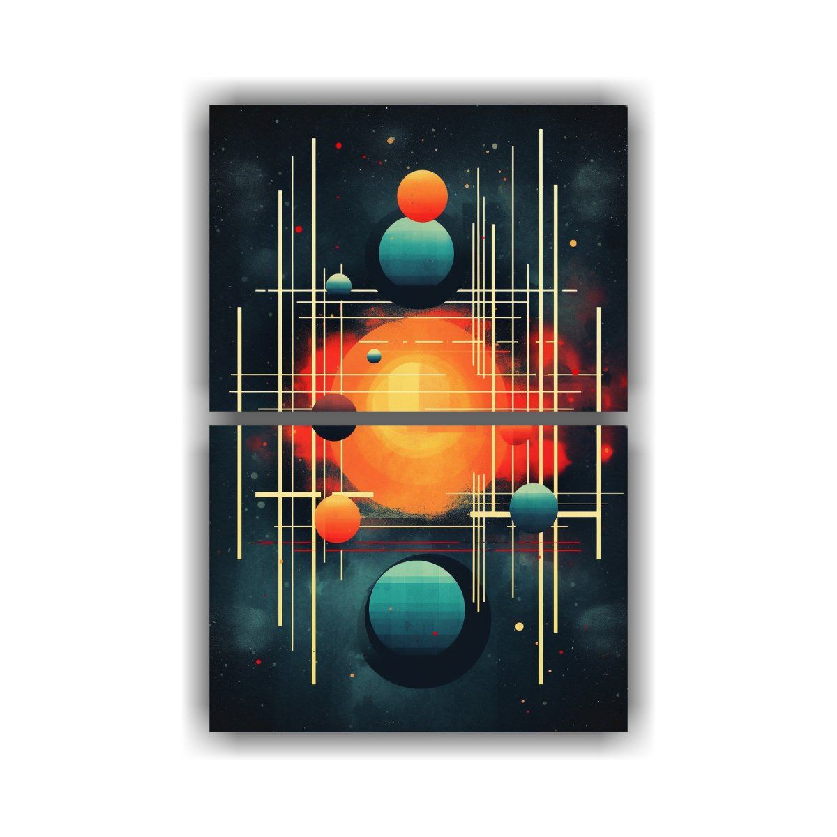 GENERICO - Pinturas De Decoración Clásicas Y Retro Con 75x100 Cm