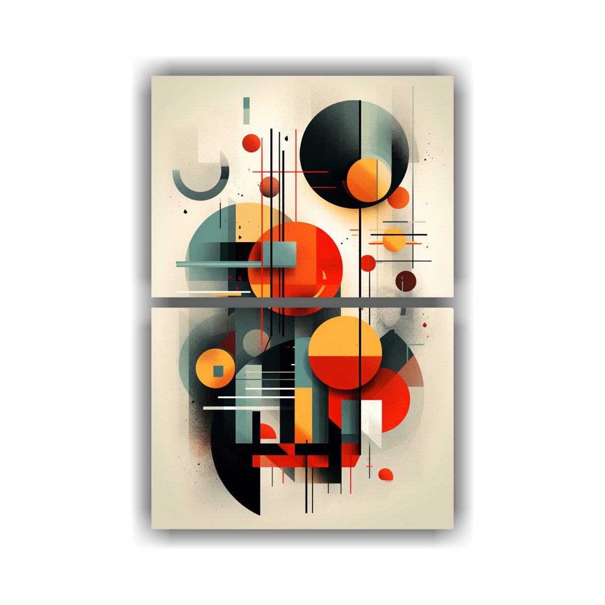 GENERICO - Pinturas Decorativas Abstractas Con Composición 60x80 Cm