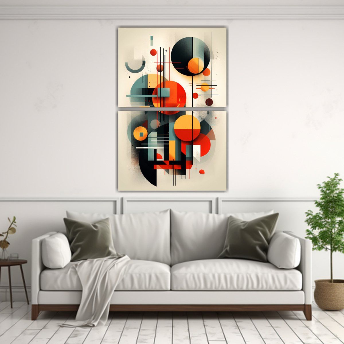 GENERICO - Pinturas Decorativas Abstractas Con Composición 60x80 Cm