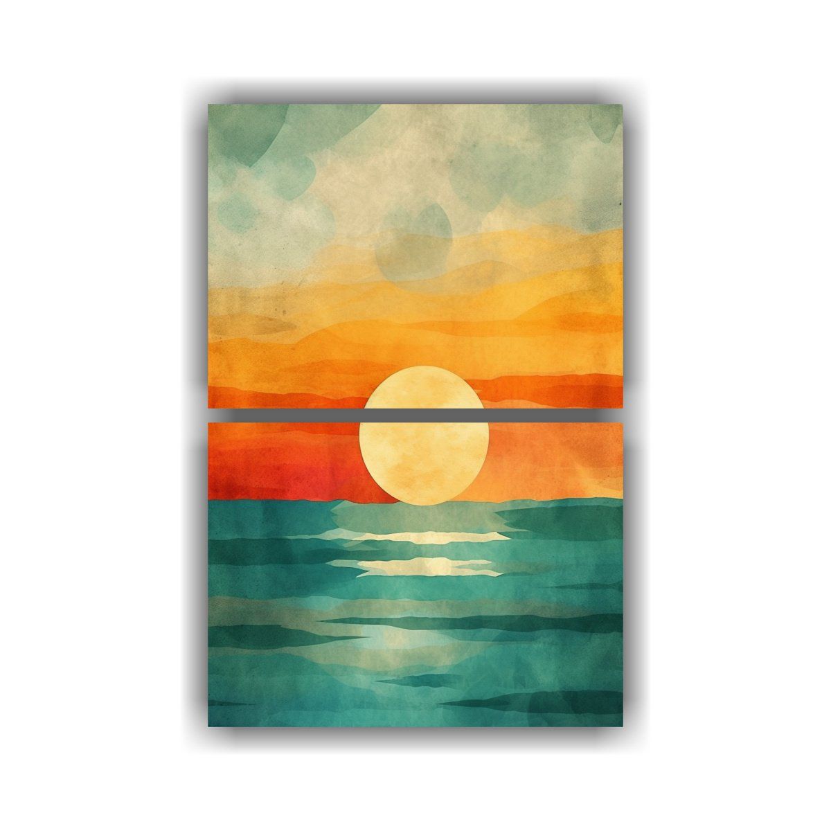 GENERICO - Pinturas Decorativas En Estilo Acuarela De Arte 60x80 Cm