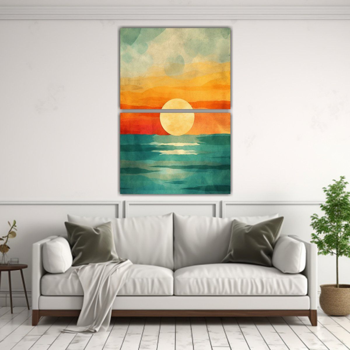 GENERICO - Pinturas Decorativas En Estilo Acuarela De Arte 60x80 Cm