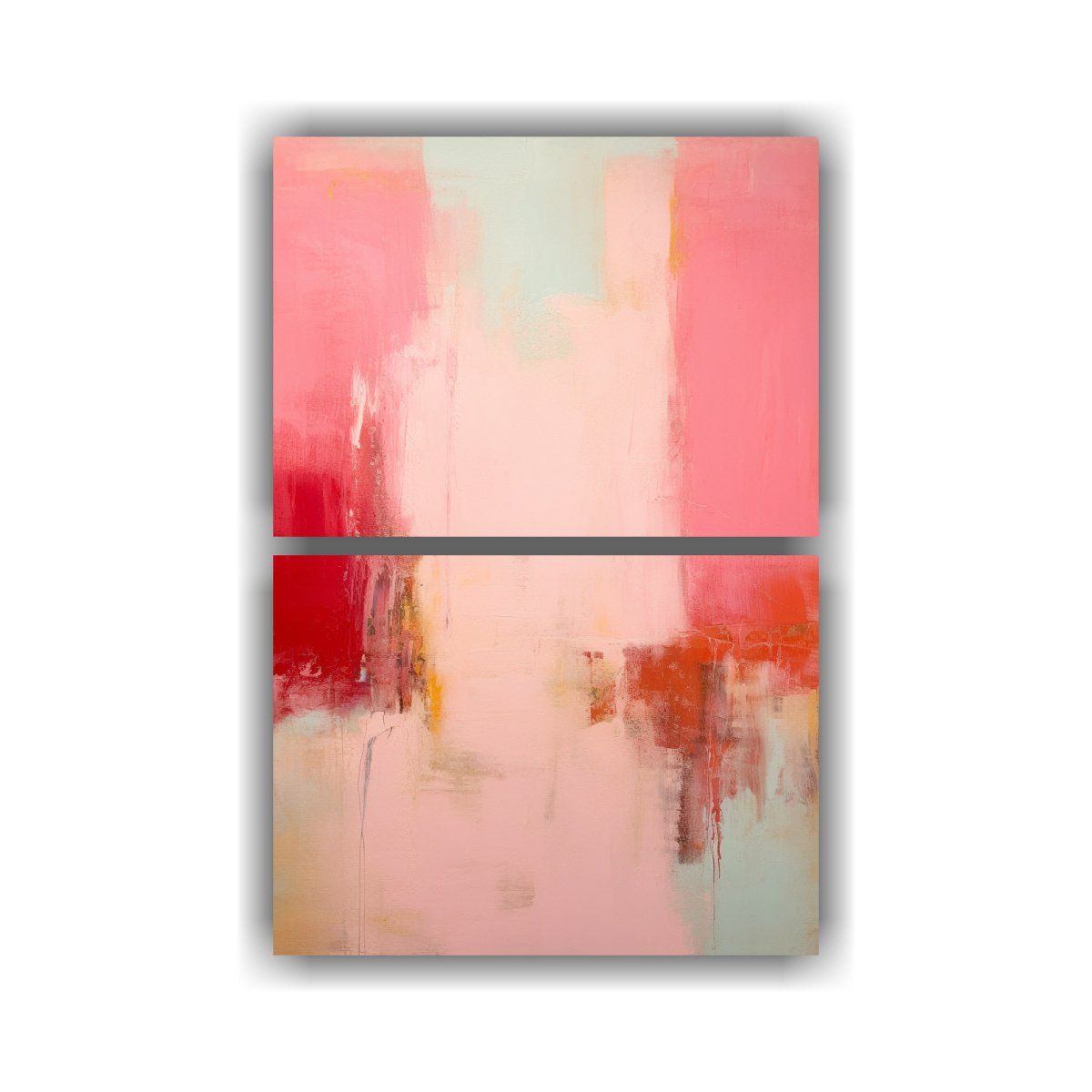 GENERICO - Cuadro Abstracto Minimalista En Estilo Rothko Dos 65x100 Cm