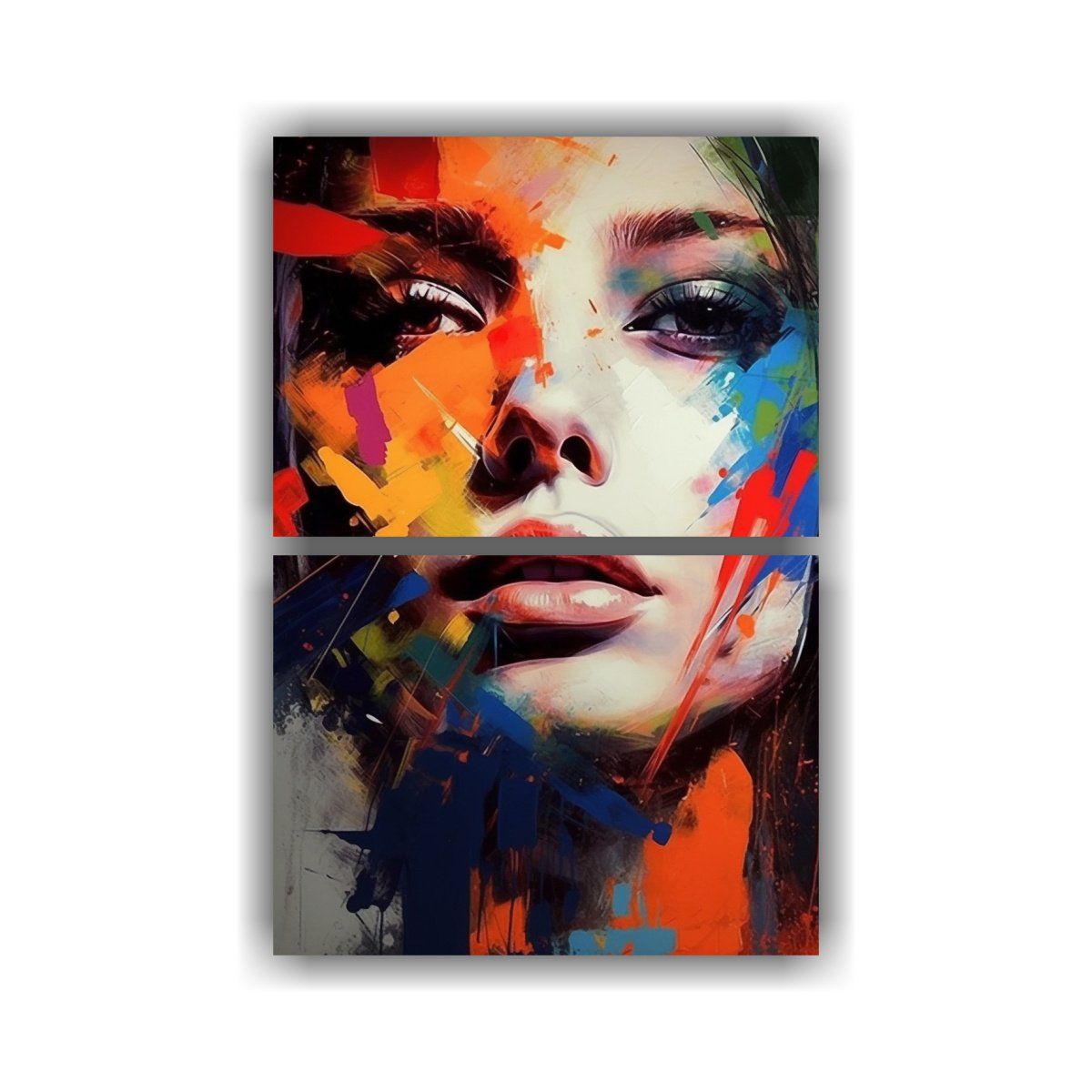 GENERICO - Pintura Decorativa Clásica De Una Mujer En 120x160 Cm