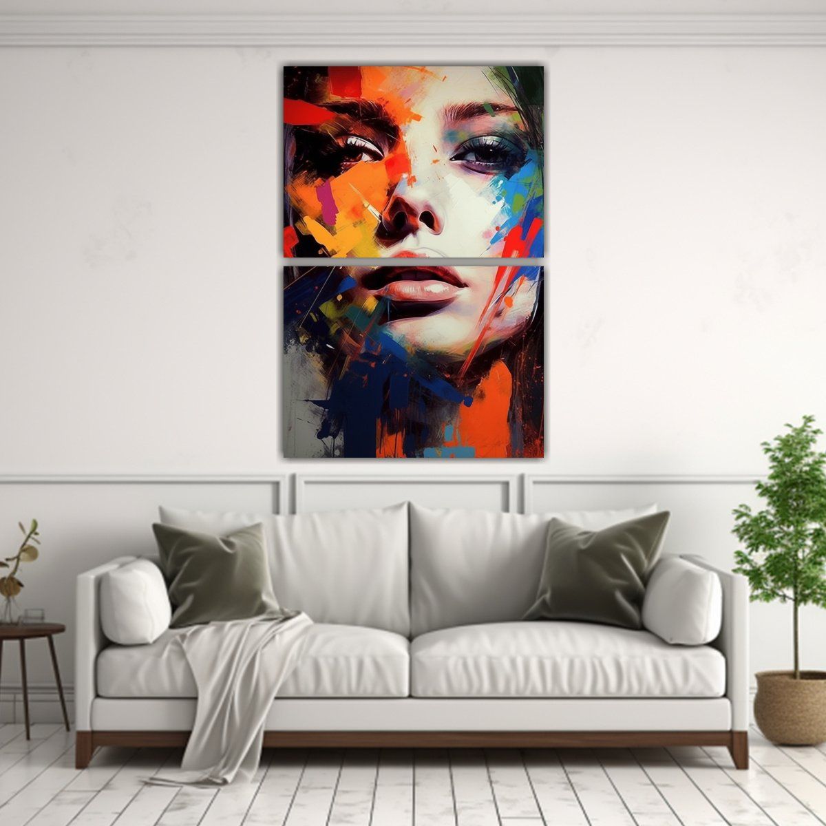 GENERICO - Pintura Decorativa Clásica De Una Mujer En 120x160 Cm