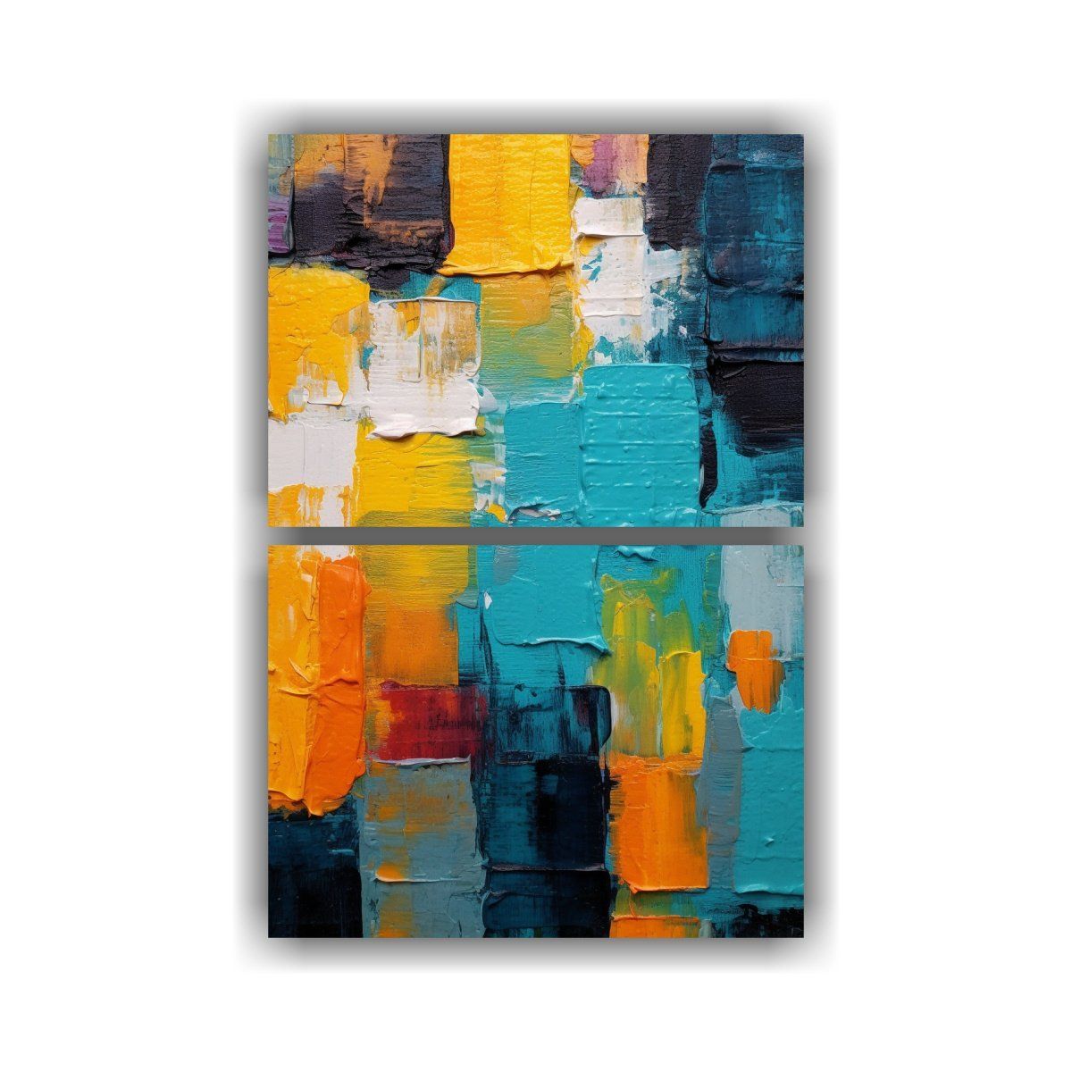 GENERICO - Pinturas Decorativas Multicolor De Diseño Calma 75x100 Cm