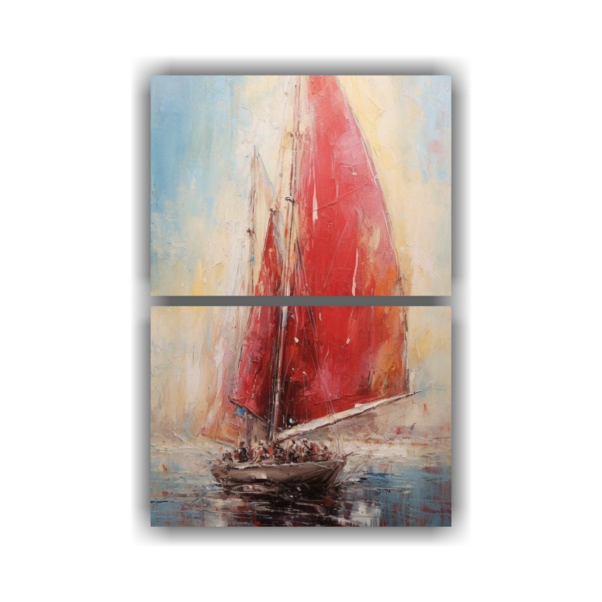 GENERICO - Cuadro Movimiento Vitalidad Moderno 50x80 Cm