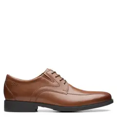 CLARKS - Zapato Formal Hombre Cuero Café