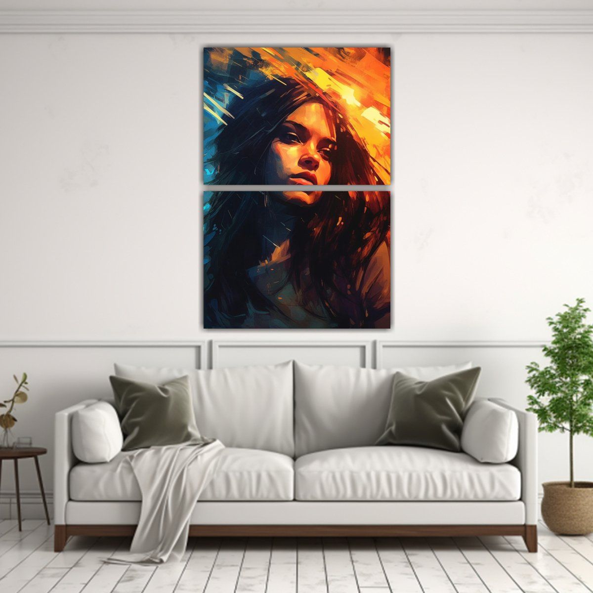 GENERICO - Pinturas De Decoración Moderna En Lienzo Con 75x100 Cm