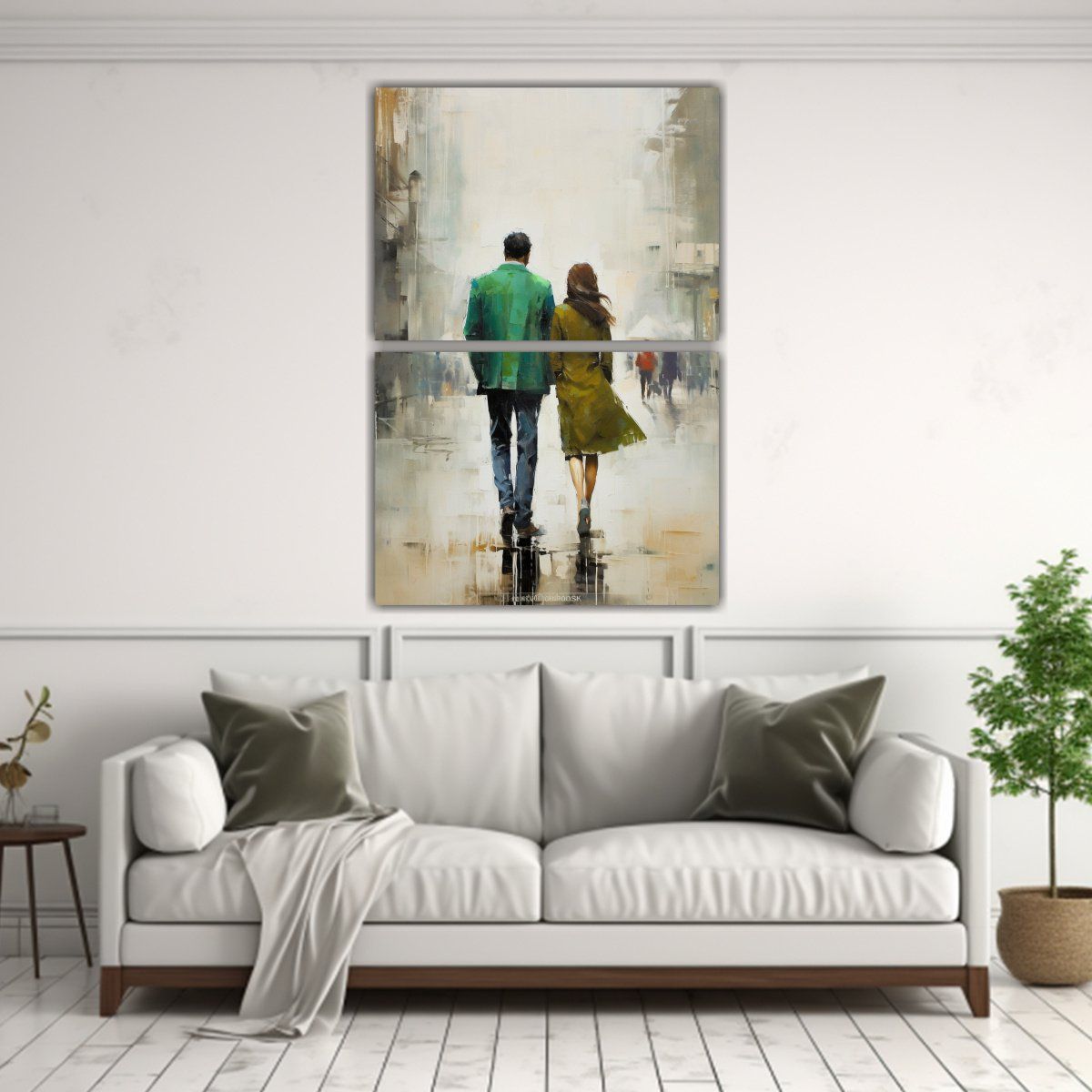 GENERICO - Pintura Minimalista Abstracta De Expresividad 50x80 Cm