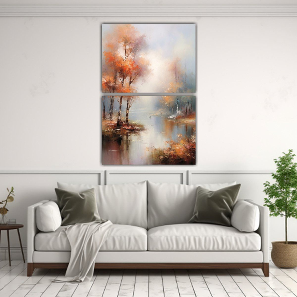 GENERICO - Arte De Pared Calidos Paisaje Boho De Willem 50x80 Cm