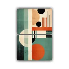 GENERICO - Pinturas De Decoración Estilo Mid Century 120x160 Cm