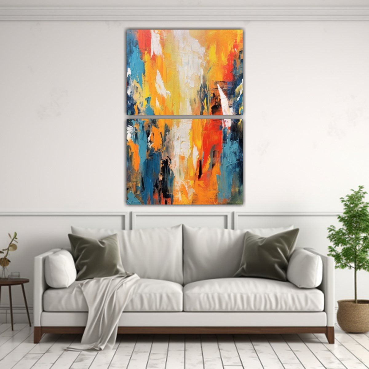 GENERICO - Pintura Expresiva Luminosa Transformadora 120x160 Cm