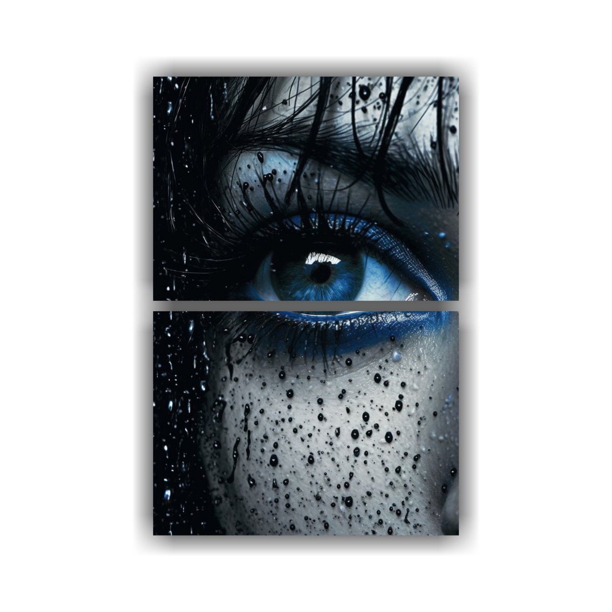 GENERICO - Lienzos Tela Cuadro Impacto Visual Lloyd Ojos 60x80 Cm