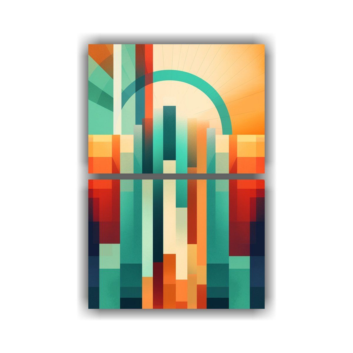 GENERICO - Pinturas Decorativas Abstractas Geométricas 75x100 Cm