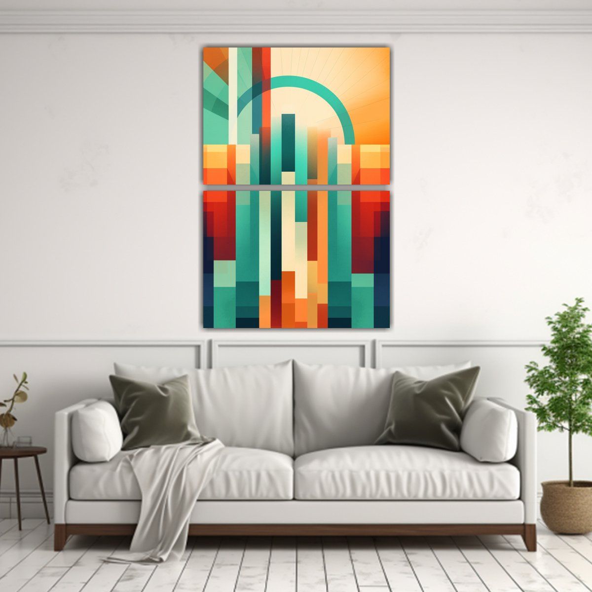 GENERICO - Pinturas Decorativas Abstractas Geométricas 75x100 Cm