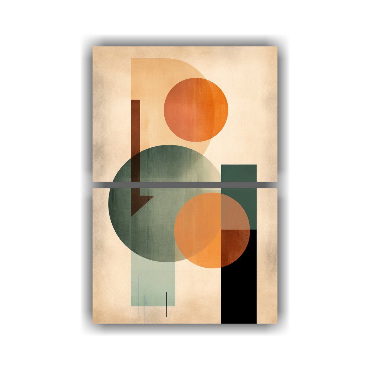 GENERICO - Arte Abstracto En Archivo Imprimible De Colores 75x100 Cm