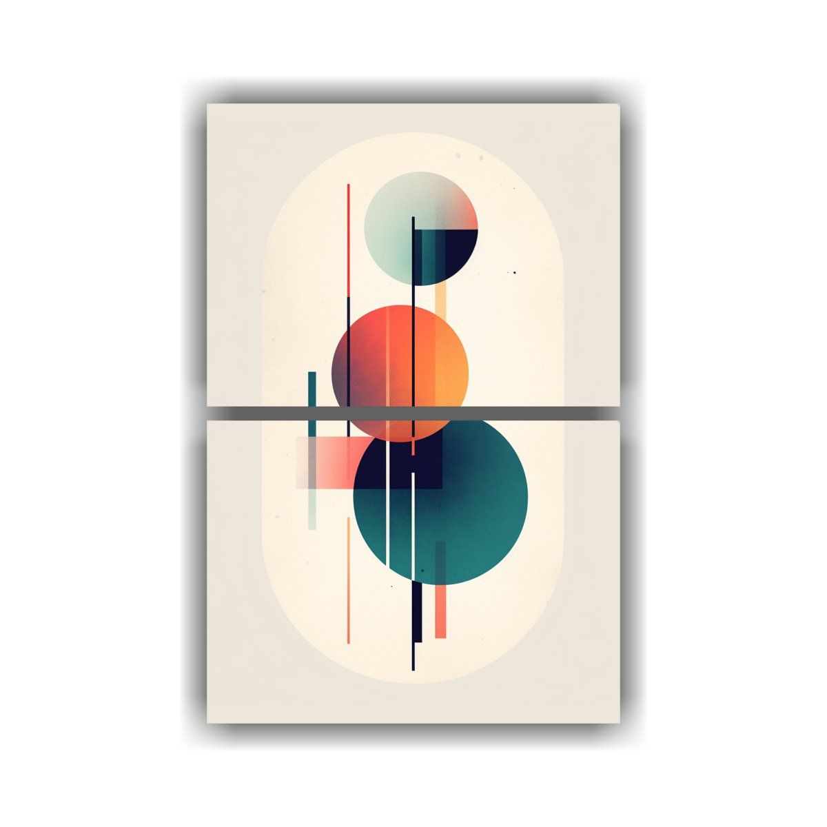 GENERICO - Crear Una Obra De Arte Digital Minimalista Con 50x80 Cm