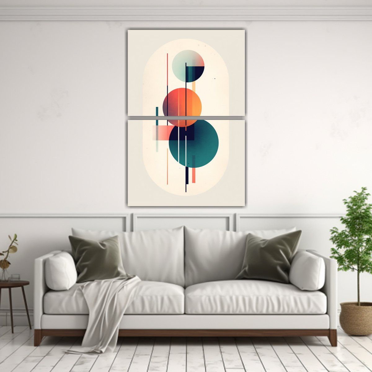 GENERICO - Crear Una Obra De Arte Digital Minimalista Con 50x80 Cm