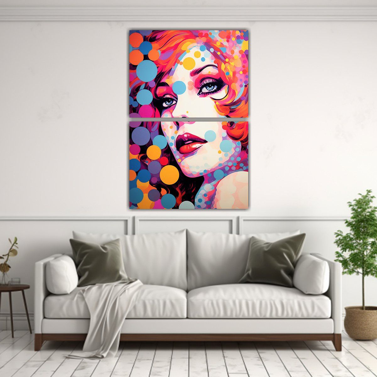 GENERICO - Pinturas Decorativas Estilo Pop Art 60x80 Cm